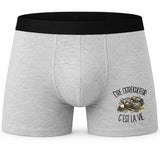 Boxer Homme Être ostréiculteur c'est la vie – Impression devant