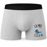Boxer Homme La mer c'est la vie – Impression devant