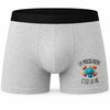 Boxer Homme La musculation c'est la vie – Impression devant