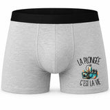 Boxer Homme La plongée c'est la vie – Impression devant