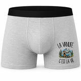 Boxer Homme La vanlife c'est la vie – Impression devant