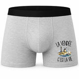 Boxer Homme La Vendée c'est la vie – Impression devant