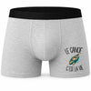 Boxer Homme Le canoë c'est la vie – Impression devant