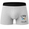 Boxer Homme Le drone c'est la vie – Impression devant