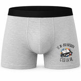 Boxer Homme Le jiu-jitsu brésilien c'est la vie – Impression devant