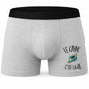 Boxer Homme Le kayak c'est la vie – Impression devant