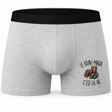 Boxer Homme Le krav-maga c'est la vie – Impression devant