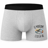 Boxer Homme Le modélisme c'est la vie – Impression devant