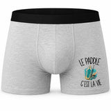 Boxer Homme Le paddle c'est la vie – Impression devant