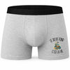 Boxer Homme Le ski de fond c'est la vie – Impression devant