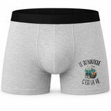 Boxer Homme Le ski nautique c'est la vie – Impression devant