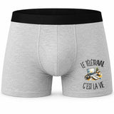 Boxer Homme Le télétravail c'est la vie – Impression devant