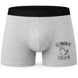 Boxer Homme Les chinchillas c'est la vie – Impression devant