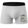 Boxer Homme Les huîtres c'est la vie – Impression devant
