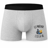 Boxer Homme Les minéraux c'est la vie – Impression devant