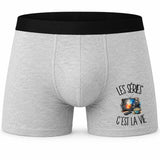 Boxer Homme Les séries c'est la vie – Impression devant