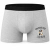 Boxer Homme Mon Border Collie c'est ma vie – Impression devant