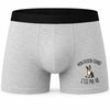 Boxer Homme Mon Boston Terrier c'est ma vie – Impression devant