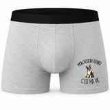 Boxer Homme Mon Boston Terrier c'est ma vie – Impression devant
