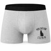 Boxer Homme Mon chat noir c'est ma vie – Impression devant