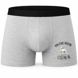 Boxer Homme Mon Dogue Argentin c'est ma vie – Impression devant
