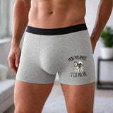 Boxer Homme Mon Malamute c'est ma vie – Impression devant