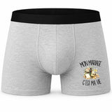 Boxer Homme Mon mariage c'est ma vie – Impression devant