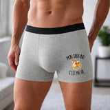 Boxer Homme Mon Shiba Inu c'est ma vie – Impression devant
