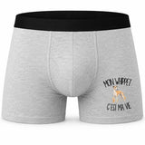 Boxer Homme Mon Whippet c'est ma vie – Impression devant