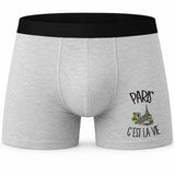 Boxer Homme Paris c'est la vie – Impression devant