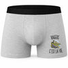 Boxer Homme Angers c’est la vie – Impression devant