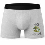 Boxer Homme Bondy c’est la vie – Impression devant