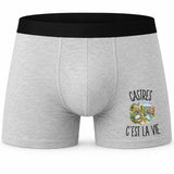 Boxer Homme Castres c’est la vie – Impression devant