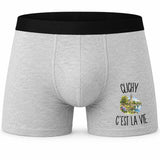 Boxer Homme Clichy c’est la vie – Impression devant