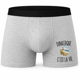 Boxer Homme Dunkerque c’est la vie – Impression devant