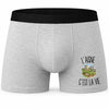 Boxer Homme L’Aisne c’est la vie – Impression devant