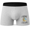 Boxer Homme L’Australie c’est la vie – Impression devant