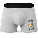 Boxer Homme La Brie c’est la vie – Impression devant