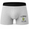 Boxer Homme La Courneuve c’est la vie – Impression devant