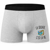 Boxer Homme La Croatie c’est la vie – Impression devant