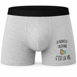 Boxer Homme La Nouvelle-Calédonie c’est la vie – Impression devant