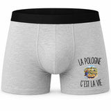 Boxer Homme La Pologne c’est la vie – Impression devant
