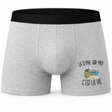 Boxer Homme La Seyne-sur-Mer c’est la vie – Impression devant