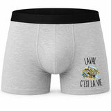 Boxer Homme Laval c’est la vie – Impression devant