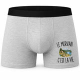 Boxer Homme Le Morvan c’est la vie – Impression devant