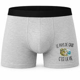 Boxer Homme Le Pays de Caux c’est la vie – Impression devant