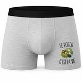 Boxer Homme Le Poitou c’est la vie – Impression devant