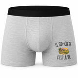 Boxer Homme Le Sud-Ouest c’est la vie – Impression devant