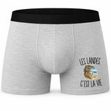 Boxer Homme Les Landes c’est la vie – Impression devant