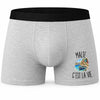 Boxer Homme Malte c’est la vie – Impression devant